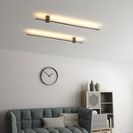 Nordic Linear Ultra Thin Long Strip Led Wall Lamp For Bedside Background Wall