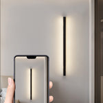Nordic Minimalist Stepless Dimming Background Corner Atmosphere Wall Lamp