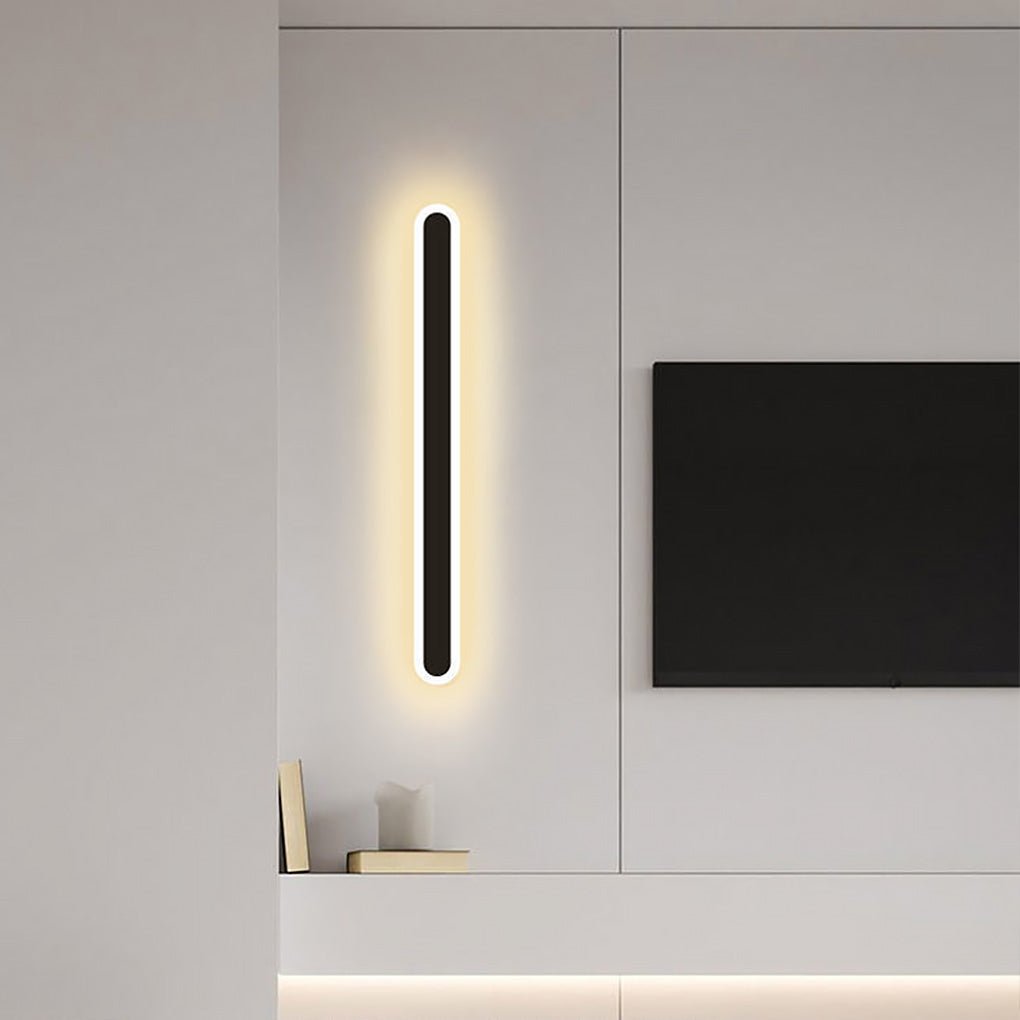 Nordic Minimalist Strip Led Aisle Bedside Living Room Background Wall Sconces