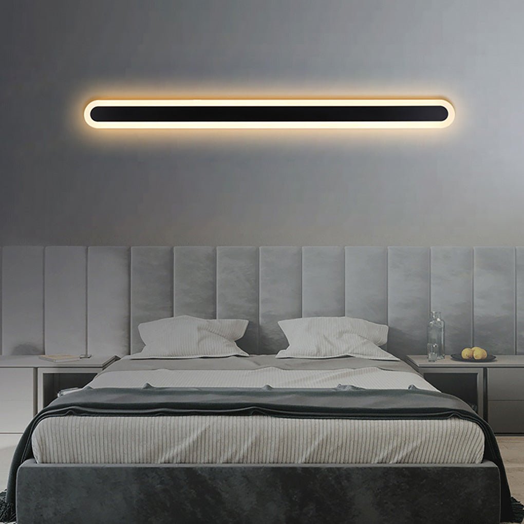 Nordic Minimalist Strip Led Aisle Bedside Living Room Background Wall Sconces