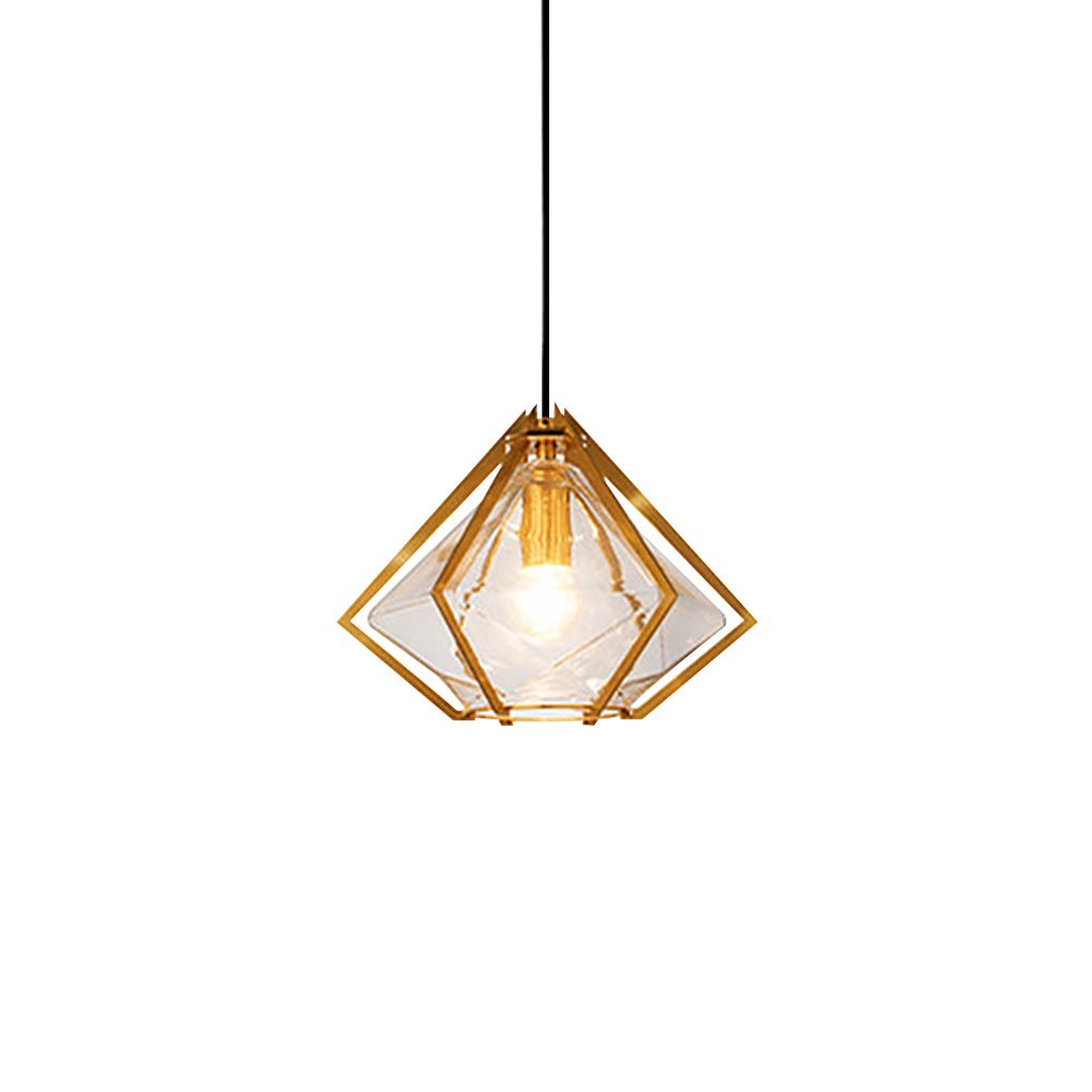 Nordic Postmodern Personality Art Glass Pendant Light For Bedside Bar