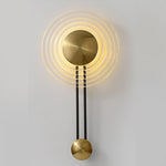 Nordic Unique Corrugated Ripple Glass Ins Aisle Bedside Decorative Led Wall Lamp