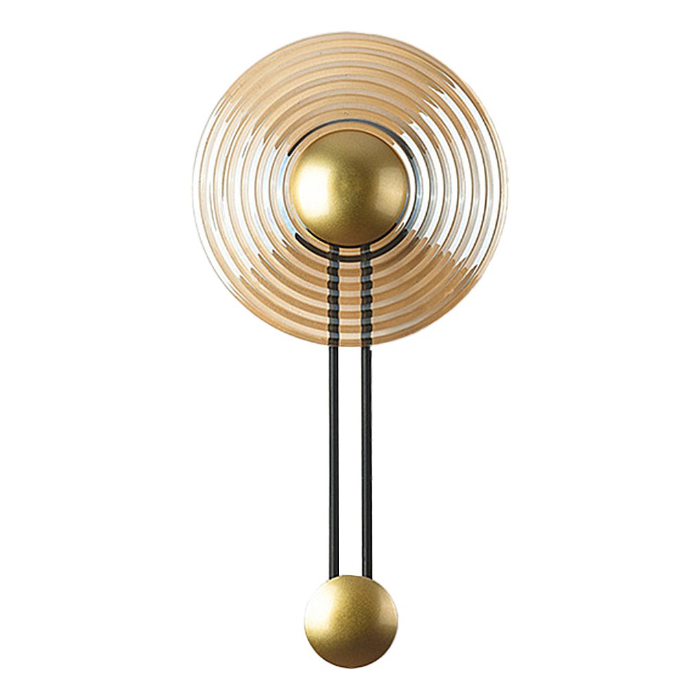 Nordic Unique Corrugated Ripple Glass Ins Aisle Bedside Decorative Led Wall Lamp