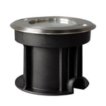 Poolside Deck Waterproof Led Chrome Recessed Well Step Lights Garden Lawn Inset Lighting