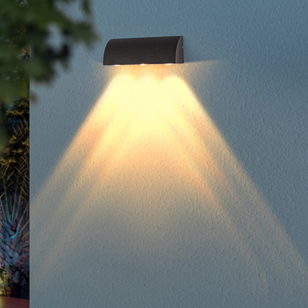 Outdoor Minimalist Led Waterproof Wall Light For Courtyard Balcony Foyer