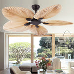 Palm Leaf Frequency Conversion Noiseless Timing Shutdown Ceiling Fan