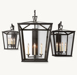 19TH C. ENGLISH OPENWORK OUTDOOR SCONCE 22'