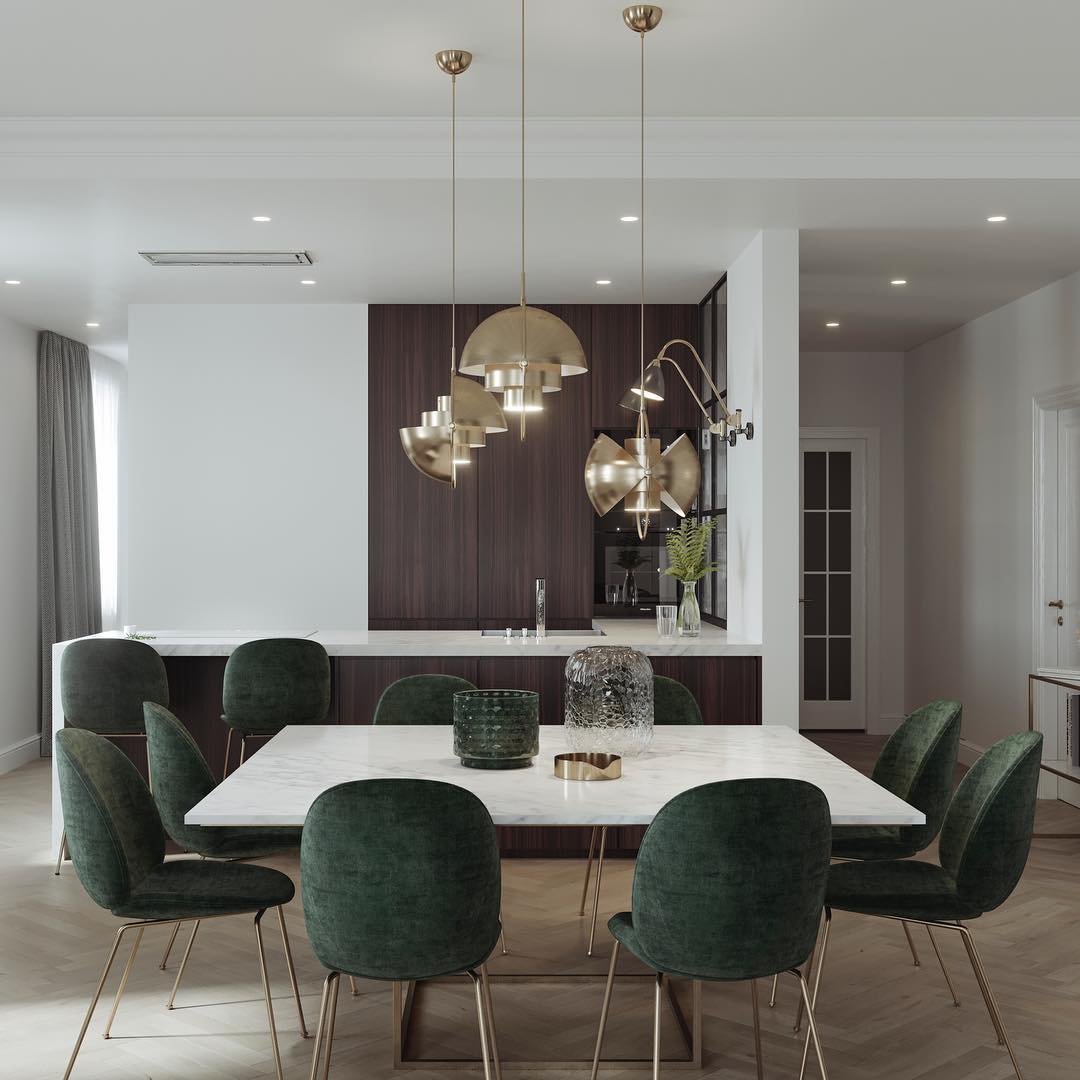Deformed Ball Pendant Light