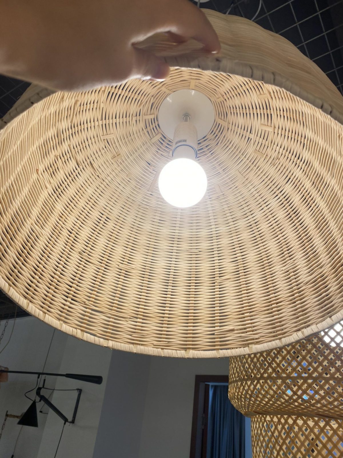 Rattan Pendant Light