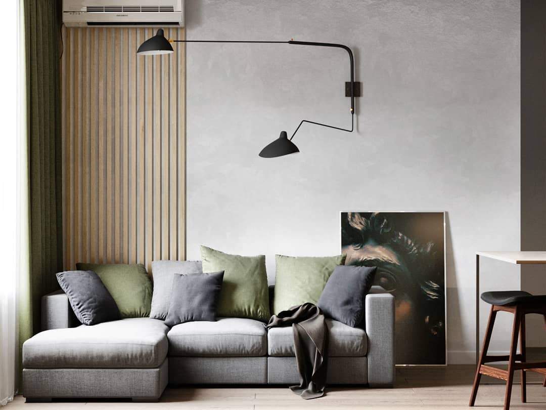 Serge Mouille Wall Lamp
