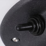 Round Ufo Shaped Solar Outdoor Wall Lamp