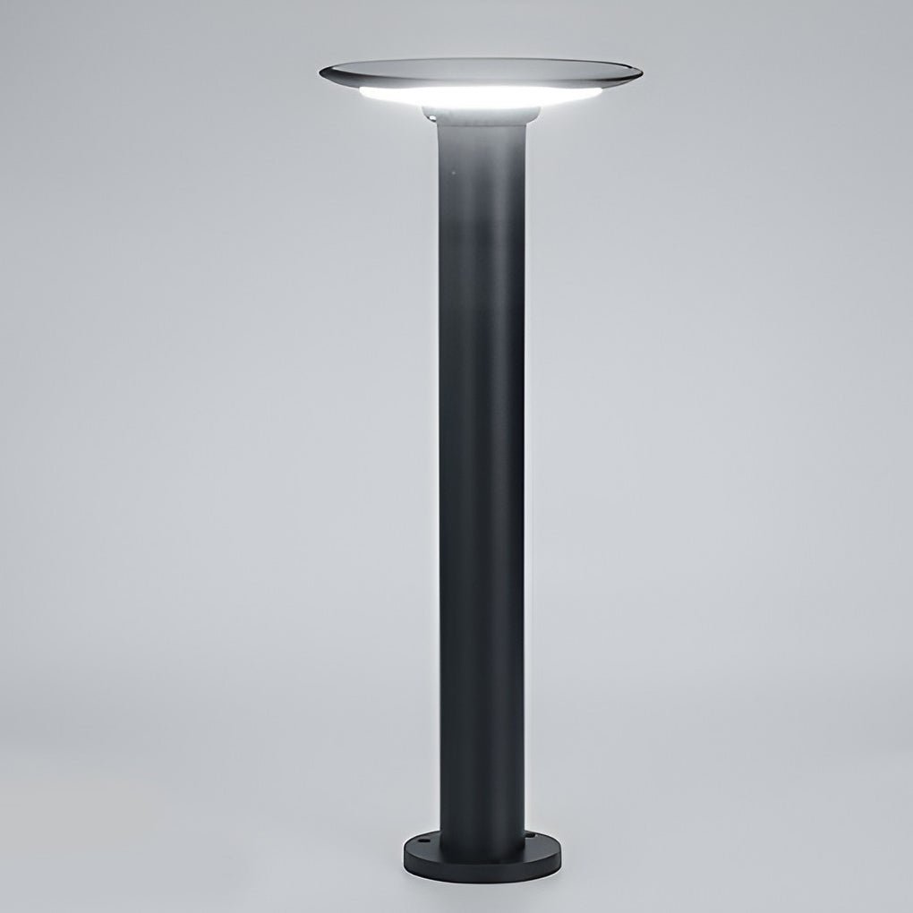 Round Ufo Shaped Led Waterproof Solar Path Lights