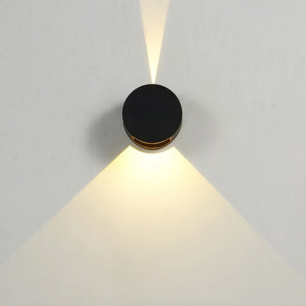 Round Up And Down Lights Waterproof Led Wall Lights For Indoor Outdoor Balcony
