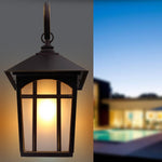 Simple Retro Waterproof Outdoor Courtyard Landscape Lighting Wall Sconces