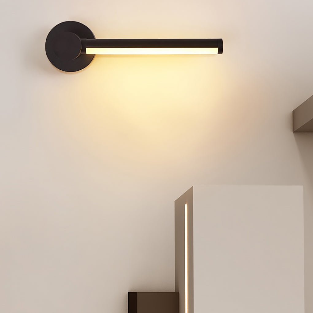 Simple Rotatable Three Color Dimming Led Wall Lamp For Living Room Background Wall