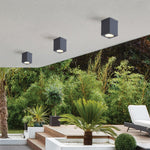 Square Led Waterproof Ceiling Light Downlight For Balcony Entrance Hallway Bedroom