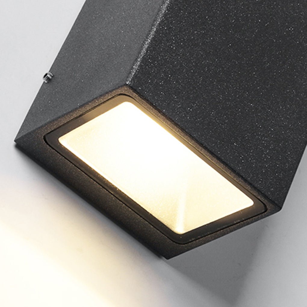 Two Light Effect Optional Waterproof Led Wall Light For Outdoor Villa Courtyard