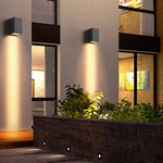 Two Light Effect Optional Waterproof Led Wall Light For Outdoor Villa Courtyard