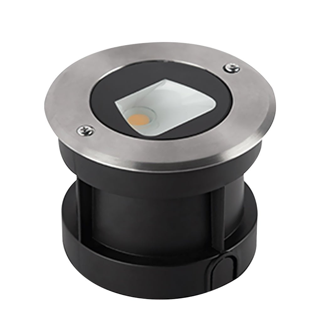 Ultra Thin Waterproof Recessed Step Lights Led Ground Lighting For Stairs Decks Ip65 110 240V Warm White