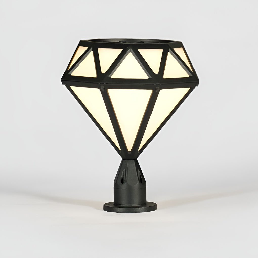Unique Diamond Shaped Led Post Lights Outdoor Lights Waterproof Fence Post Lights