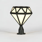Unique Diamond Shaped Led Post Lights Outdoor Lights Waterproof Fence Post Lights